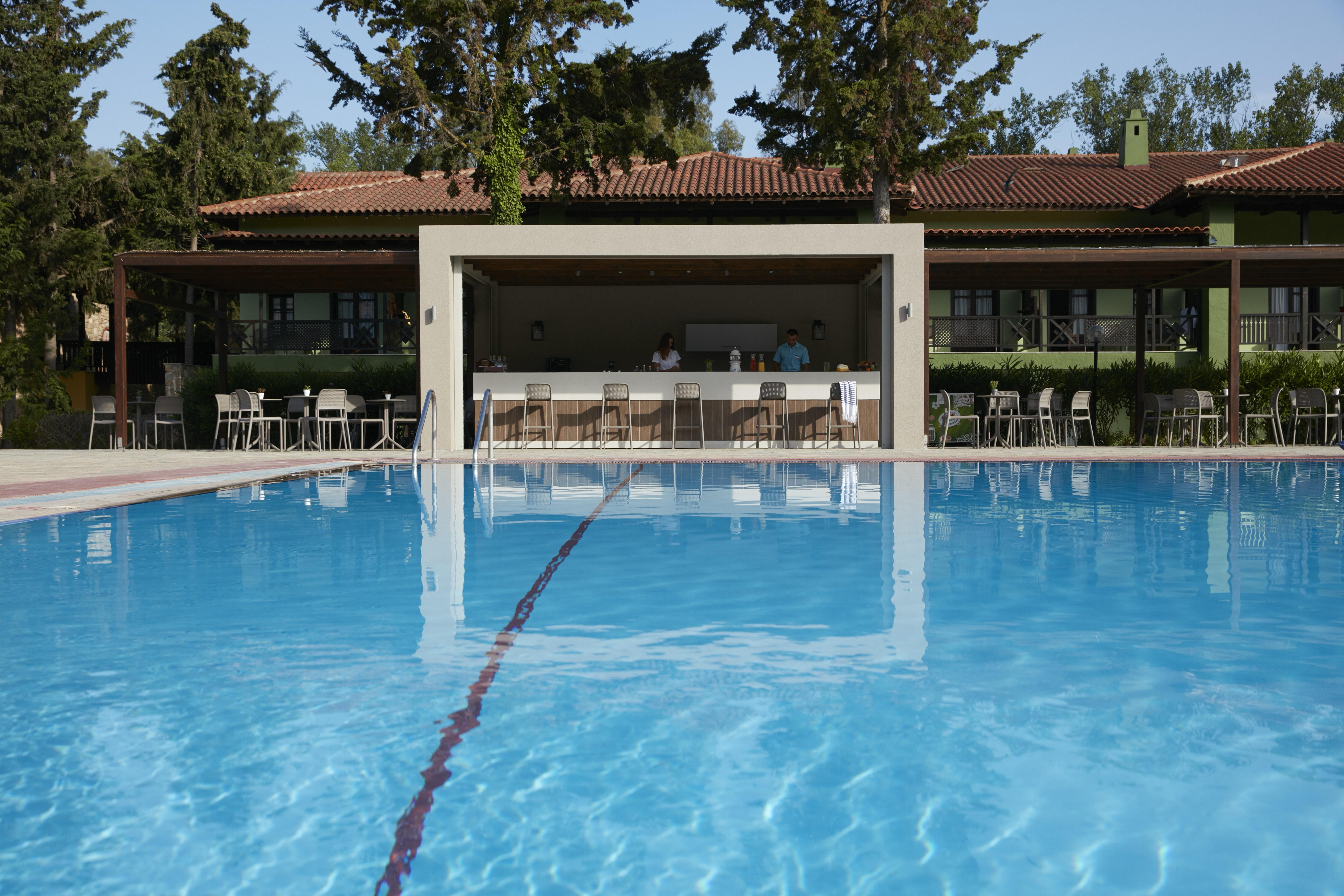 Simantro Resort Sani  Bagian luar foto Swimming pool at the Athens Olympic Centre