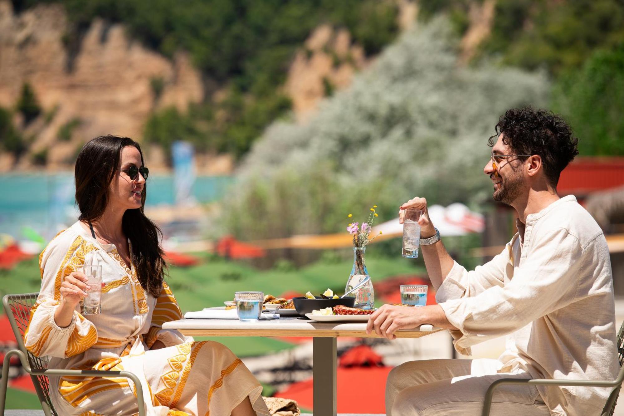 Simantro Resort Sani  Bagian luar foto A scene from the film